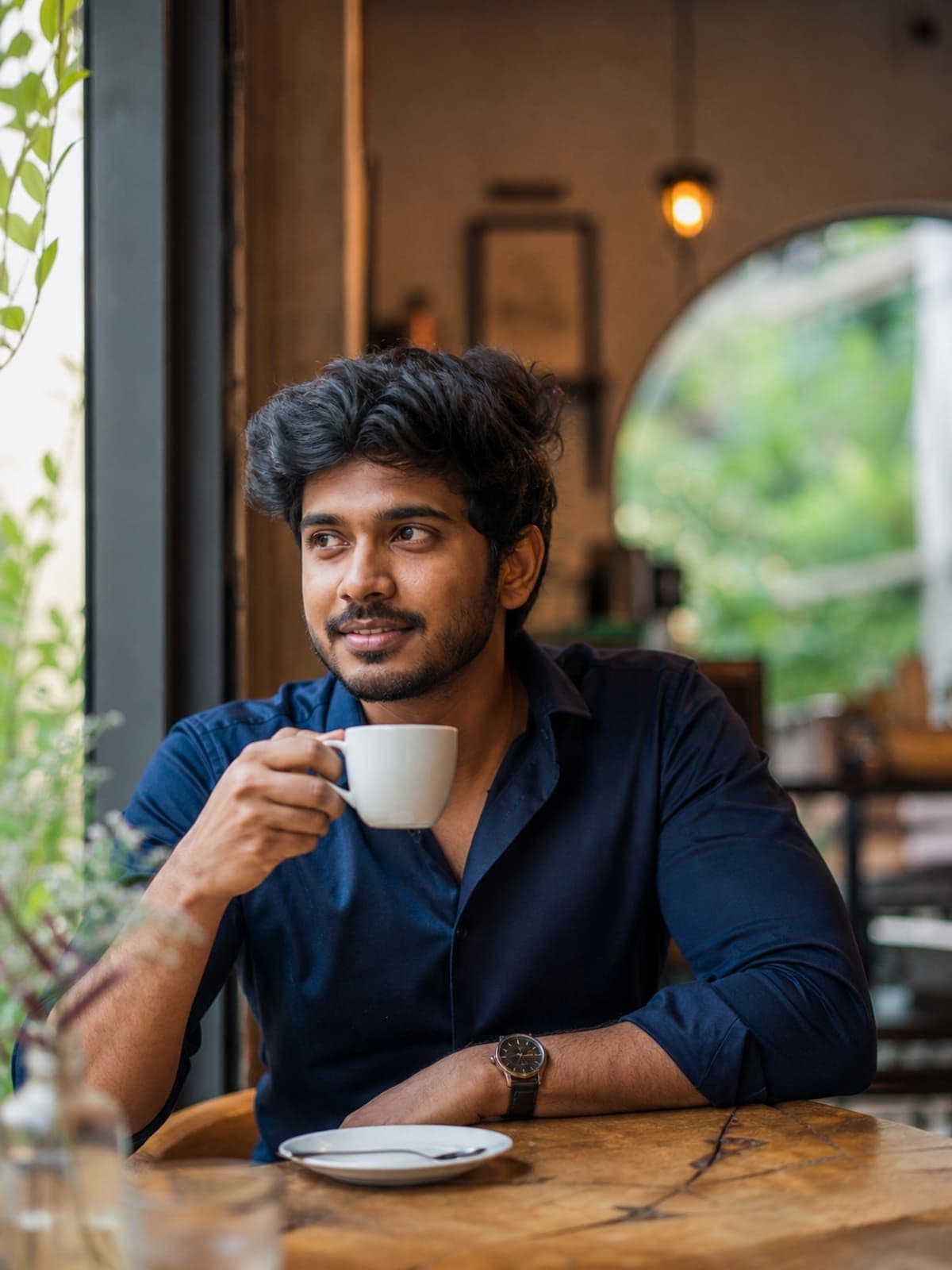 Cafe lifestyle photo for Instagram content